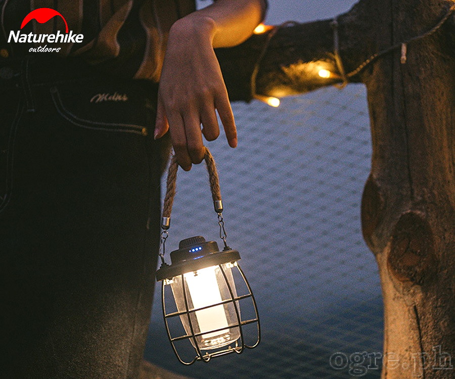 CNH22DQ007 Outdoor Camping Lantern with Removable Tripod Base ~ USB Rechargeable