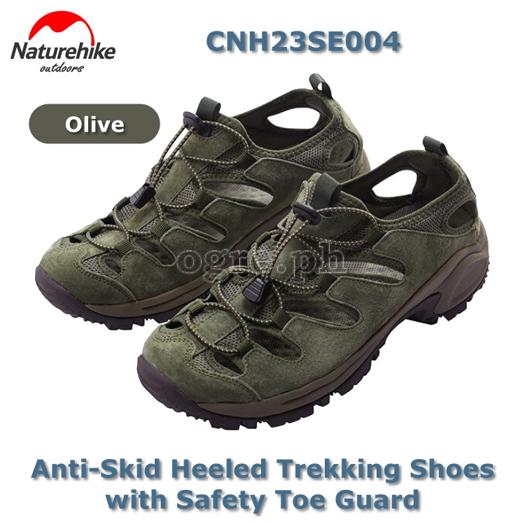 CNH23SE004 Anti-Skid Heeled Trekking Shoes with Anti-Collision Toe Design