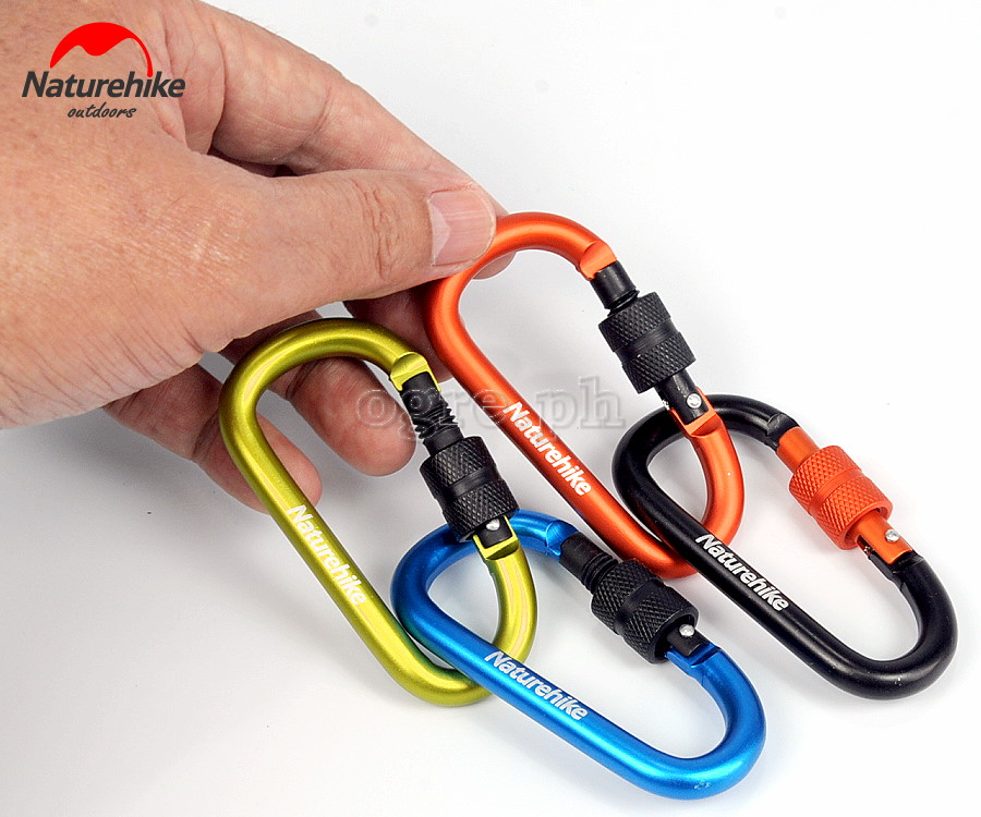 NH15A008-D 8cm D-Type Carabiner Utility Strap Lock