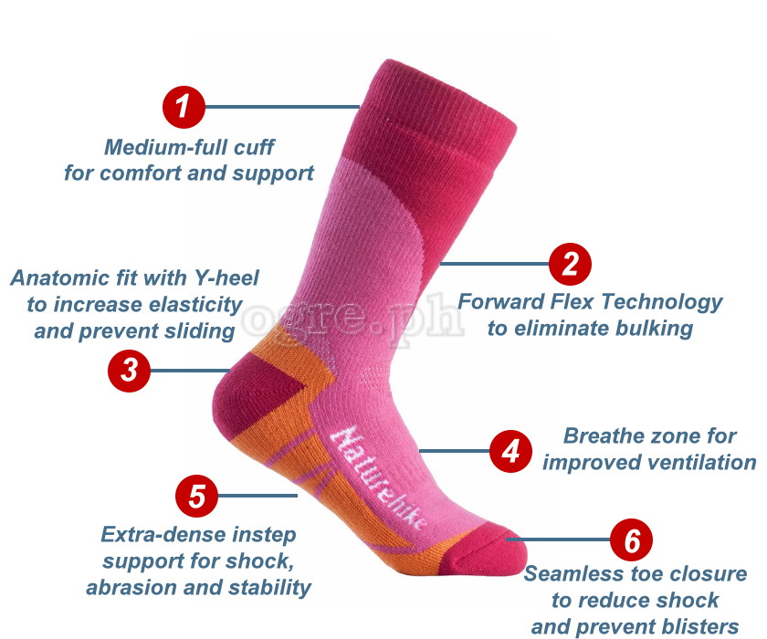 NH15A015-W Women’s Outdoor Thermal Socks 