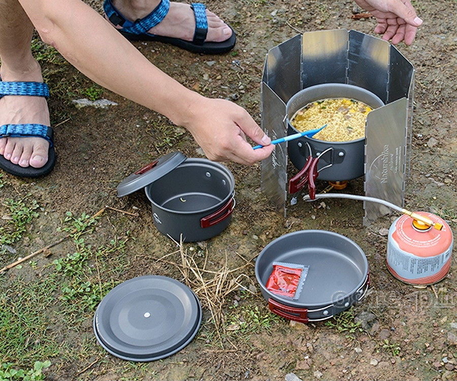 NH15F008-B Outdoor Cooking Wind Shield NH15F008-B (8-Fold) / NH20CJ008 (10-Fold)