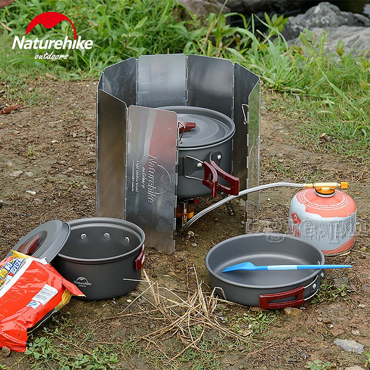 NH15F008-B Outdoor Cooking Wind Shield NH15F008-B (8-Fold) / NH20CJ008 (10-Fold)