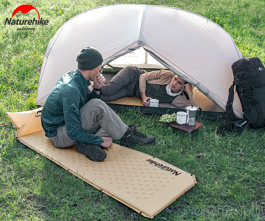 NH15Q002-D Self-Inflating Sleeping Mat with Pillow