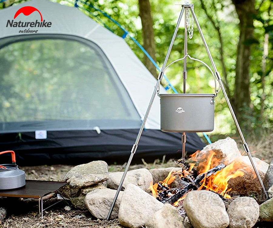 NH17S00S-G Lightweight Outdoor Cooking Tripod