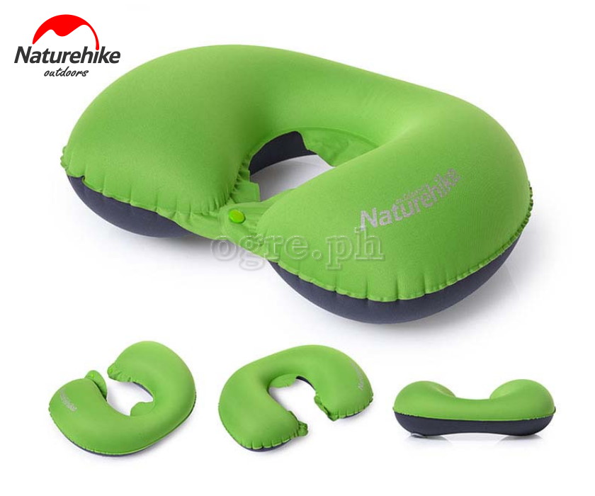 NH17T013-U Inflatable U-Shape Travel Pillow (with Patented Button Valve) 