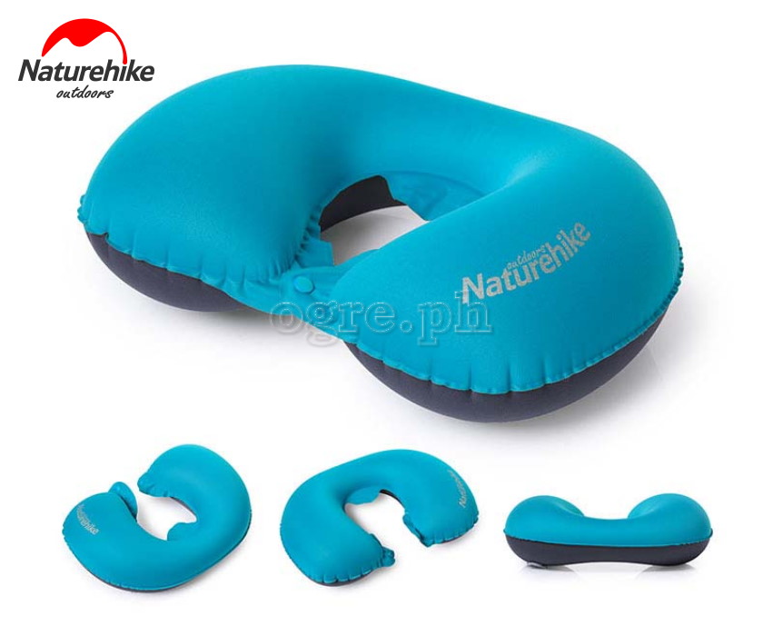 NH17T013-U Inflatable U-Shape Travel Pillow (with Patented Button Valve) 