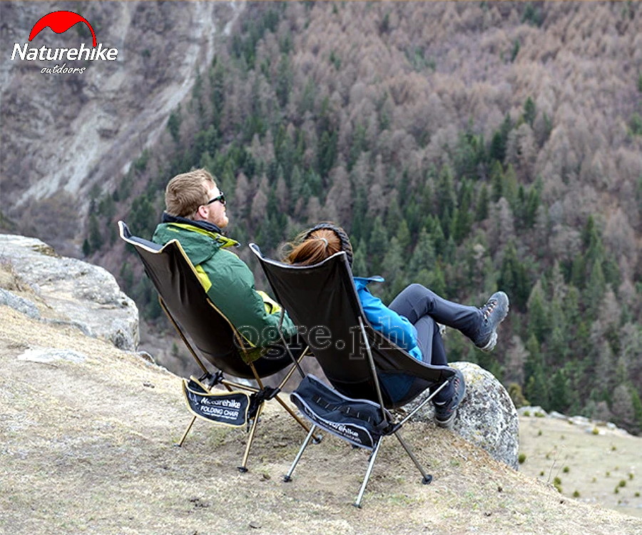 NH17Y010-L Aluminum Folding Moon Chair (100kg/220lbs Max Load)