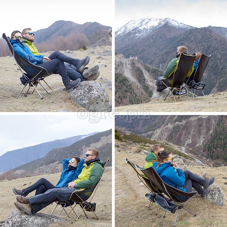 NH17Y010-L Aluminum Folding Moon Chair (100kg/220lbs Max Load)