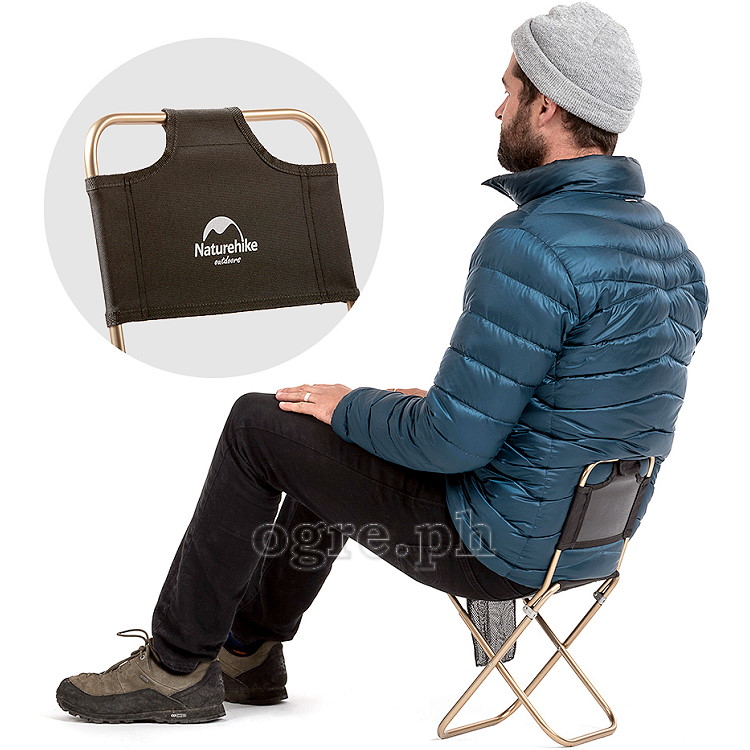 NH18M001-Z Folding Mini Stool with Back Rest