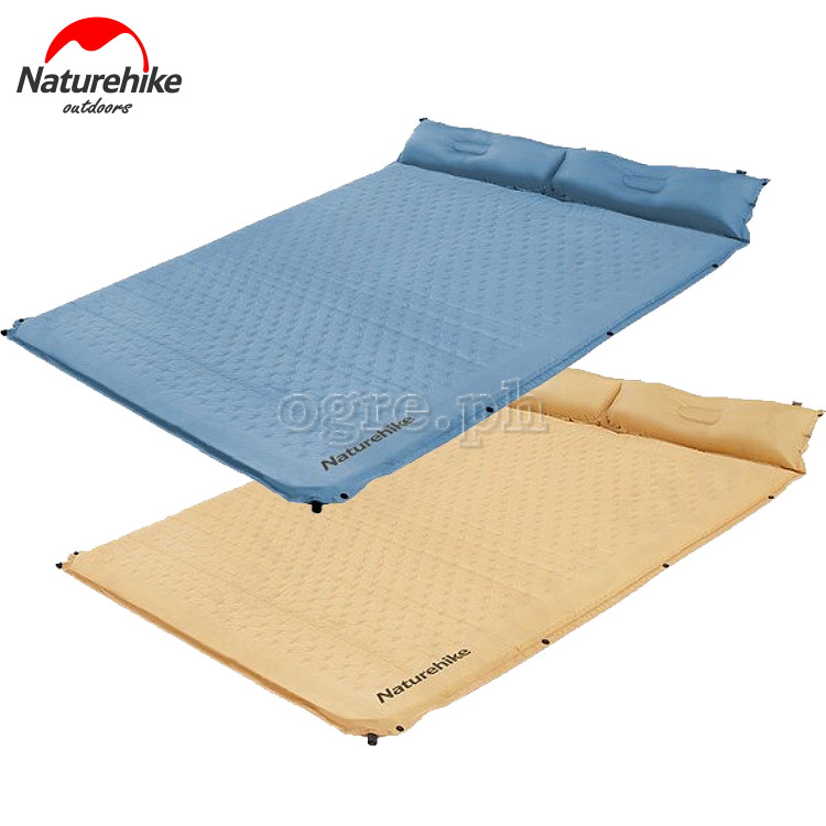 NH18Q010-D Self-Inflating Double Sleeping Mat with Pillows