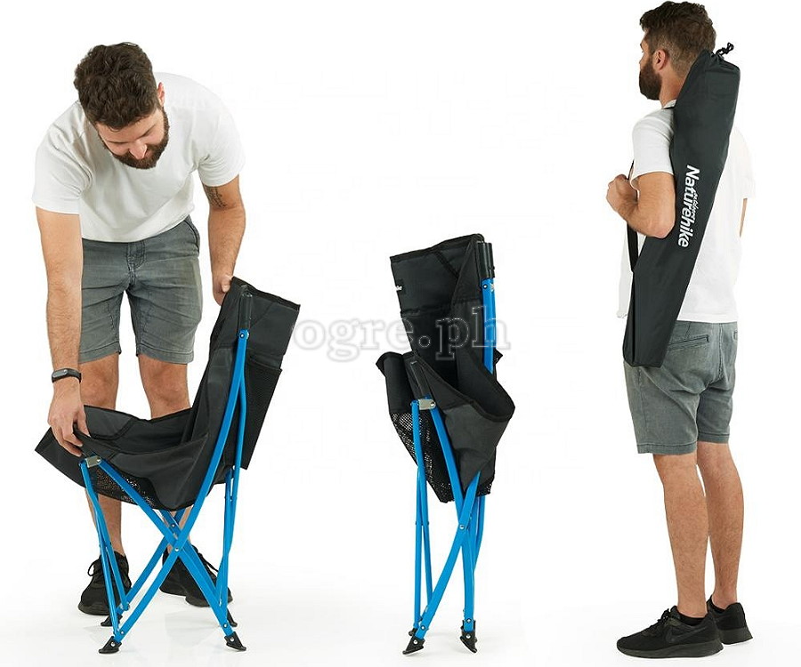 NH18X004-Y Aluminum Folding Half-Moon Chair
