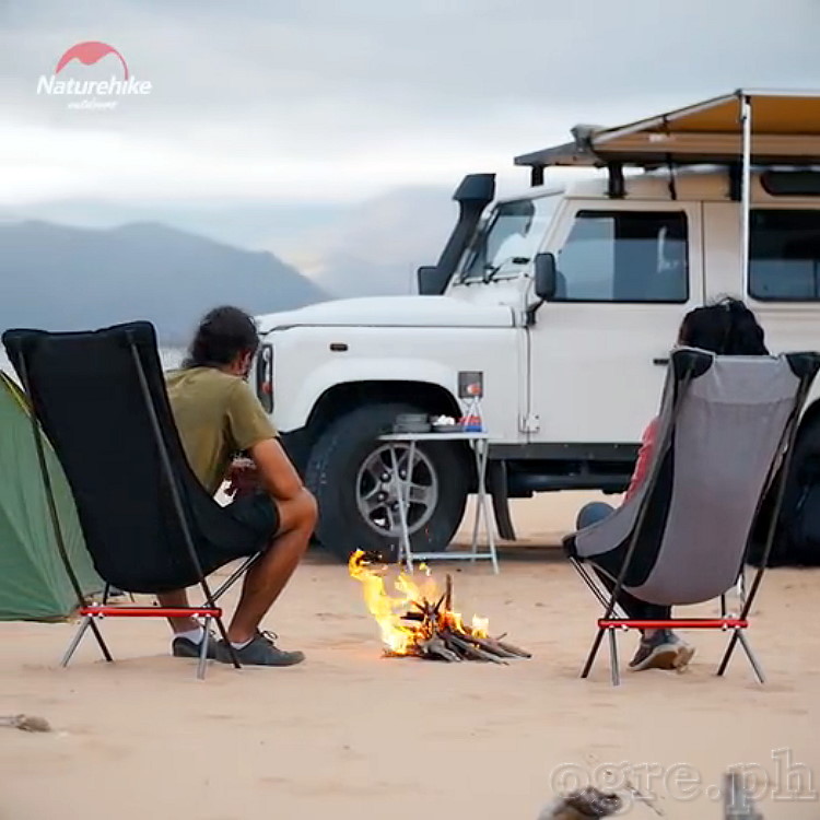 NH18Y060-Z Aluminum Folding Moon Chair (150kg/330lbs Max Load)