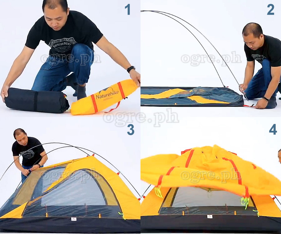 NH18Z033-P P Series Classic 3-Person Tent
