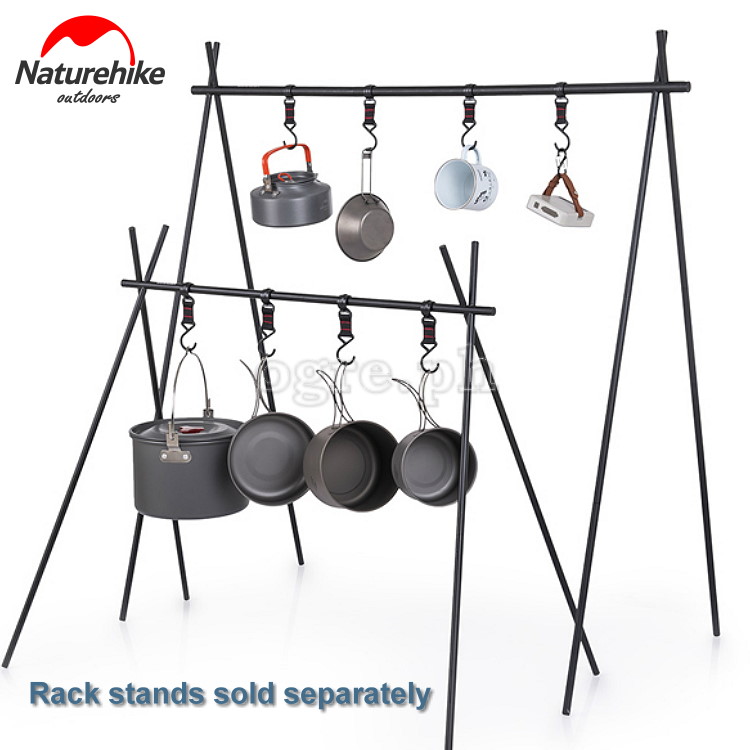 NH19BJ083 Pack of 4 pcs Rack Hooks / Hanging Holders for Pipes / Poles