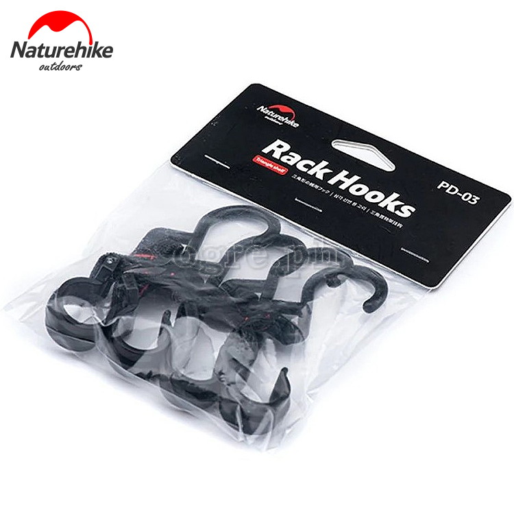 NH19BJ083 Pack of 4 pcs Rack Hooks / Hanging Holders for Pipes / Poles