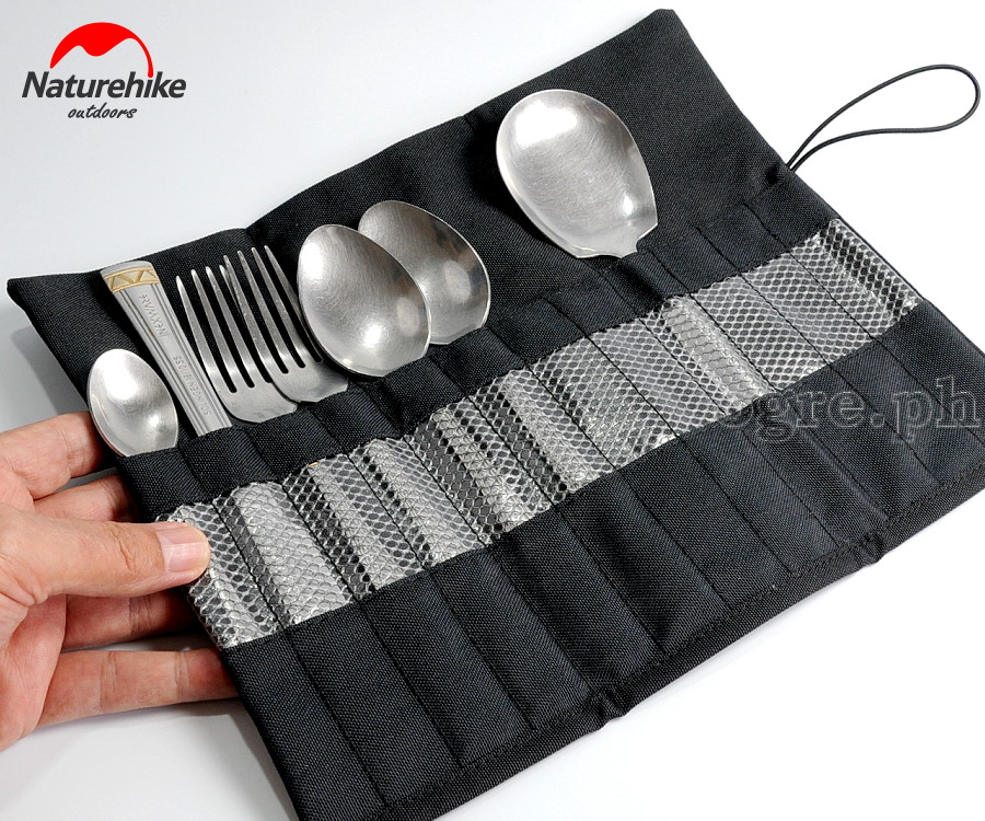 NH19C010-D Black Cotton Tableware Storage Bag