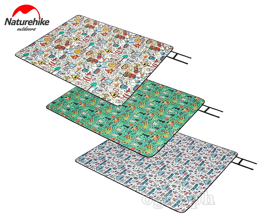 NH19D024-Z Water-Resistant Outdoor Camping / Picnic Mat ~ Medium 145cm (4.7ft) x 200cm (6.5ft)