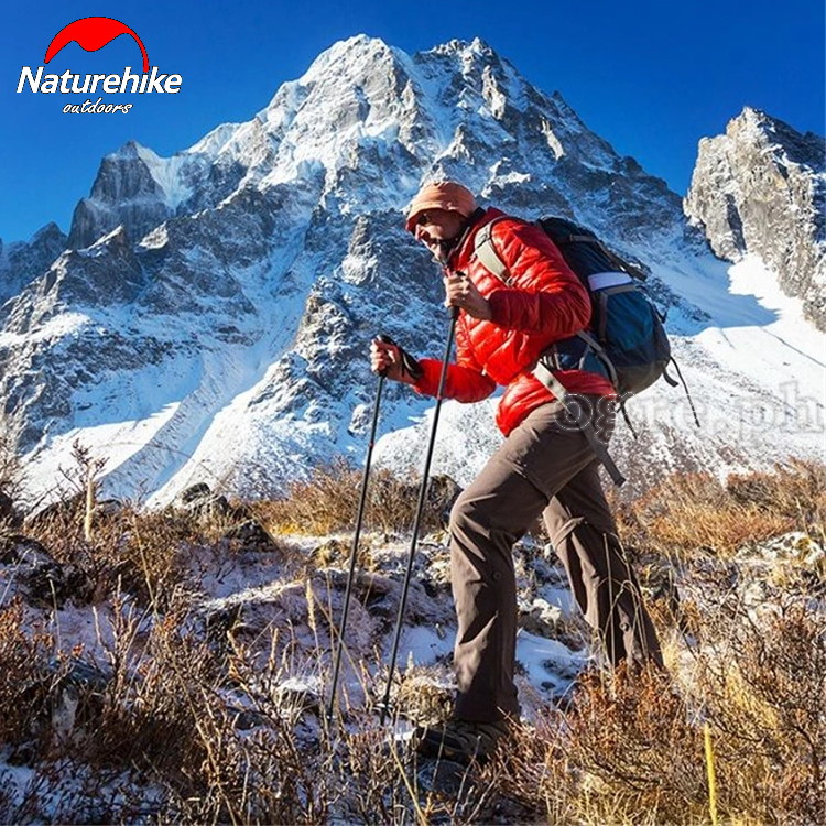 NH19DS001 4-Section 120cm Lightweight Folding Trekking Pole