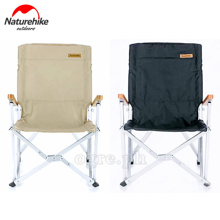 NH19JJ004 Aluminum Folding Chair with Arm Rest