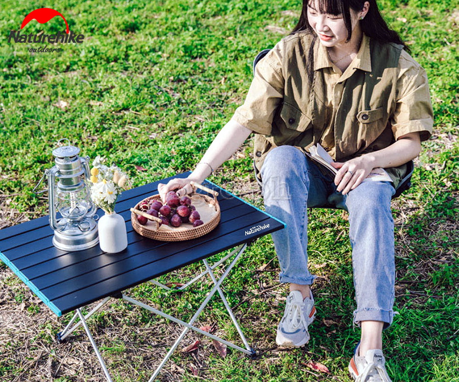 NH19Z008-ZL All Aluminum Folding Mini Table (Large 68 x 46 x 40cm)