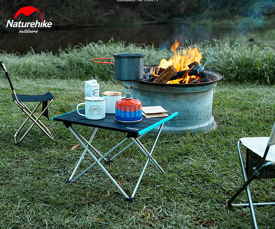 NH19Z008-ZS All Aluminum Folding Mini Table (Small 41 x 34.5 x 29cm)