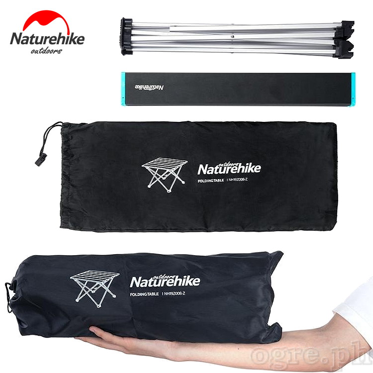 NH19Z008-ZS All Aluminum Folding Mini Table (Small 41 x 34.5 x 29cm)