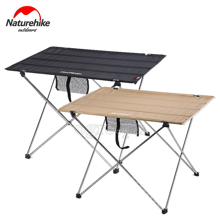 NH20JJ020-L Folding Mini Table ~ Aluminum Frame / Oxford Table Top (Large 75 x 55 x 52cm)