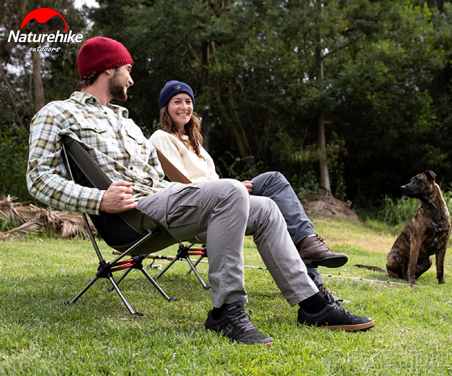 NH20JJ027 Aluminum Folding Half Moon Chair (120kg/264lbs Max Load)