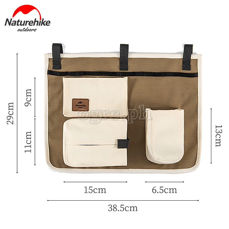NH20PJ125 Multipurpose Hanging Storage Organizer (for Attaching to Camp Tables, Trolleys, Poles)
