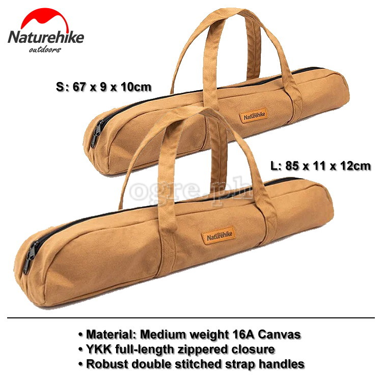 NH20PJ201 Canvas Storage Bag for Tent / Tarp Poles