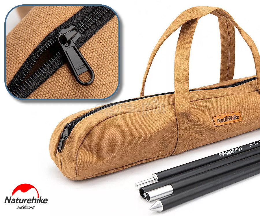 NH20PJ201 Canvas Storage Bag for Tent / Tarp Poles