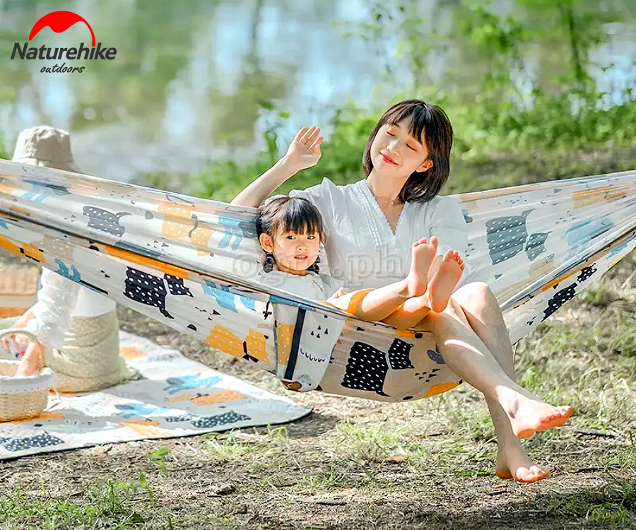 NH21DC004 Printed 2-Person Mother-Child Hammock