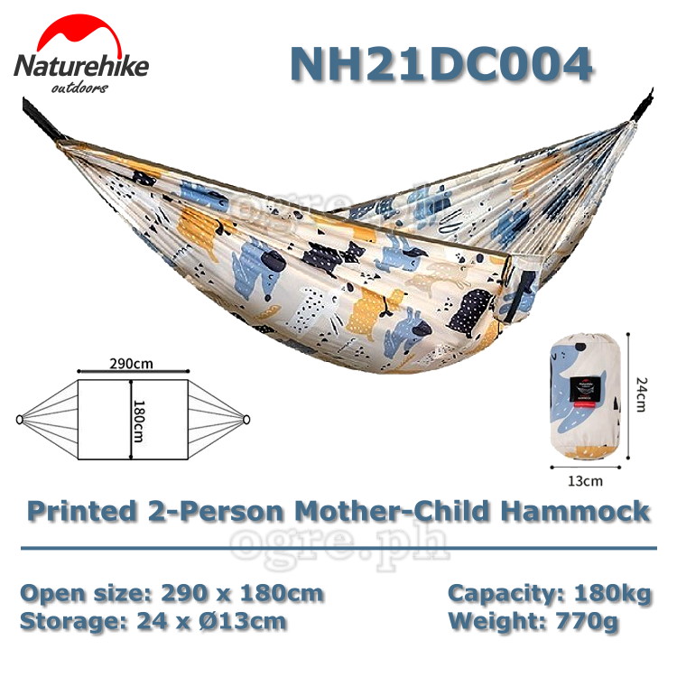 NH21DC004 Printed 2-Person Mother-Child Hammock