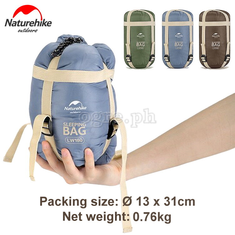 NH21MSD09-L LW180-L Ultralight Envelope Style Cotton Sleeping Bag