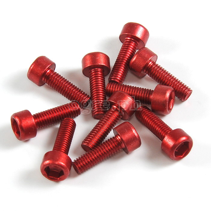 BCB-10X Set of 10pcs Aluminum Alloy Bolts for Bottle Cage