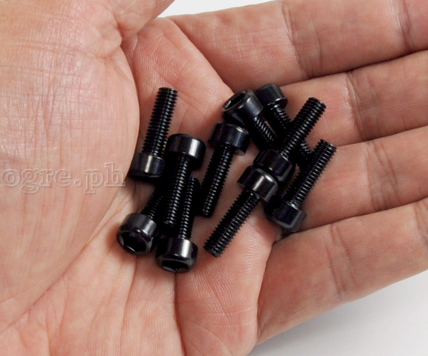 BCB-10X Set of 10pcs Aluminum Alloy Bolts for Bottle Cage