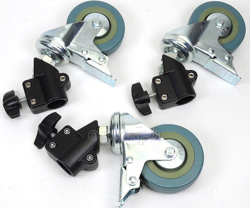 B-22 Light Stand Wheel Kit ~ Set of 3