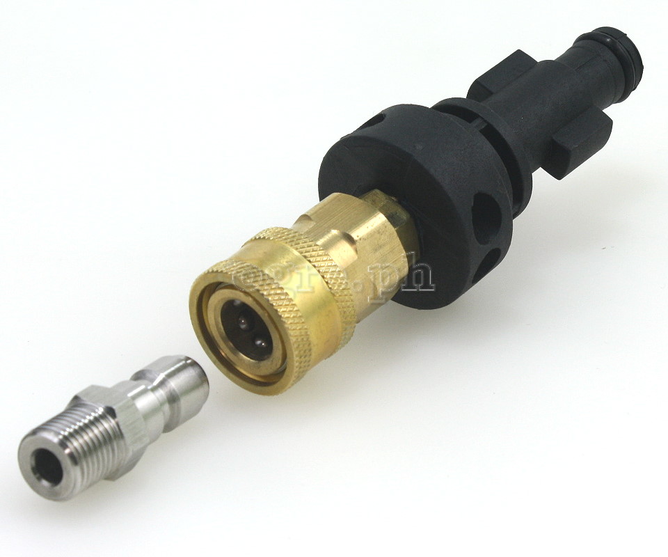 PWQ-01BS 1/4” Quick Connect Coupler Set (Brass/Stainless)