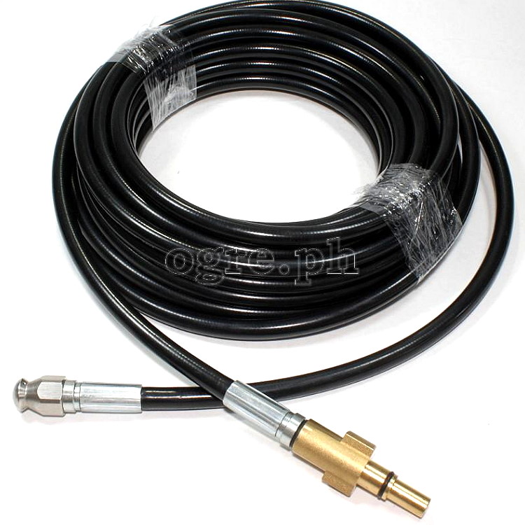 PWSH-01A Sewer / Drain Cleaning Hose with Alloy Adapter for Bosch/Black & Decker Wash Guns 10 / 15 / 20 meters