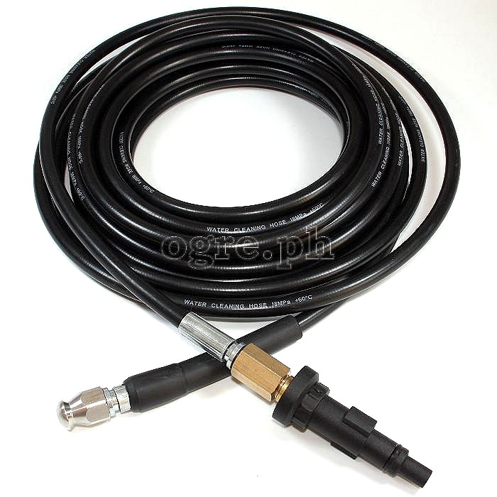 PWSH-06 Sewer / Drain Cleaning Hose with Polymer Adapter for Lavor Wash Guns 10 / 15 / 20 meters