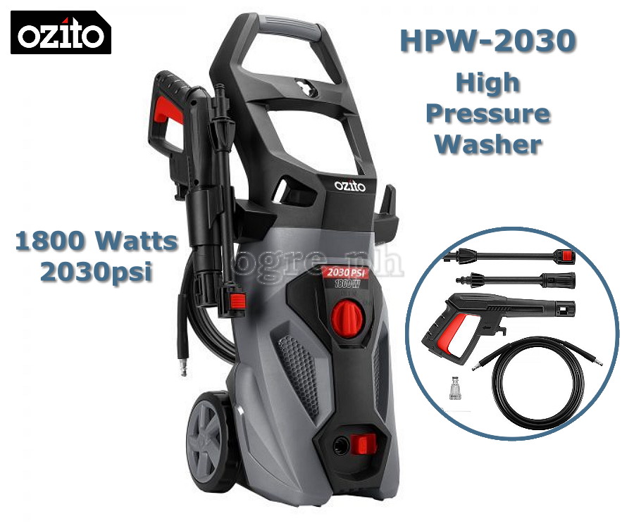 HPW-2030 1800W 140 bar / 2030psi High Pressure Washer (Refurbished Australian Surplus)