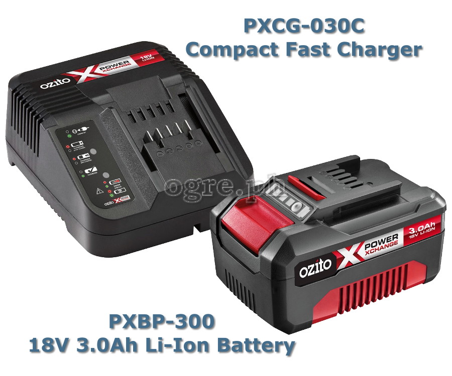 PXCDIK-300 Cordless Drill & Impact Driver Kit (with 3A Battery and Compact Fast Charger) (Brand New Australian Surplus)