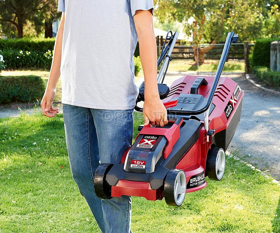 PXCLMK-1418 Cordless Brushless Lawn Mower Kit (with 4A Battery and Compact Fast Charger) (Unused Australian Surplus)