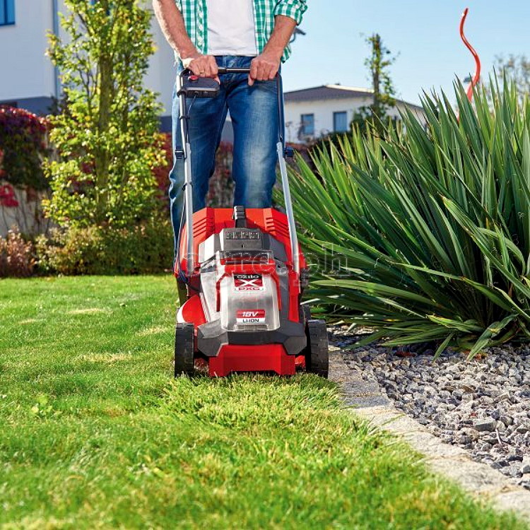 PXCLMK-1418 Cordless Brushless Lawn Mower Kit (with 4A Battery and Compact Fast Charger) (Unused Australian Surplus)