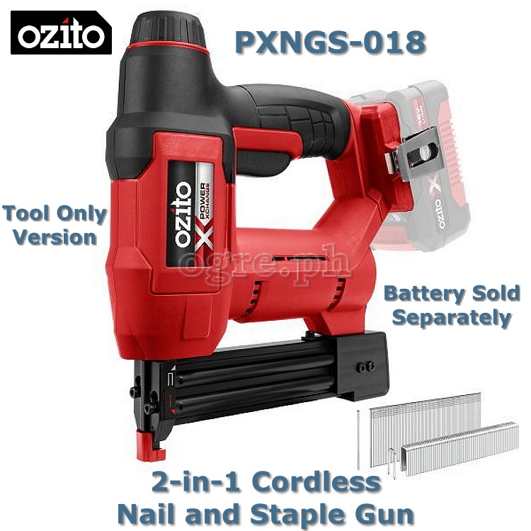 PXNGS-018 2-in-1 Cordless Nail and Staple Gun (Tool Only Version)