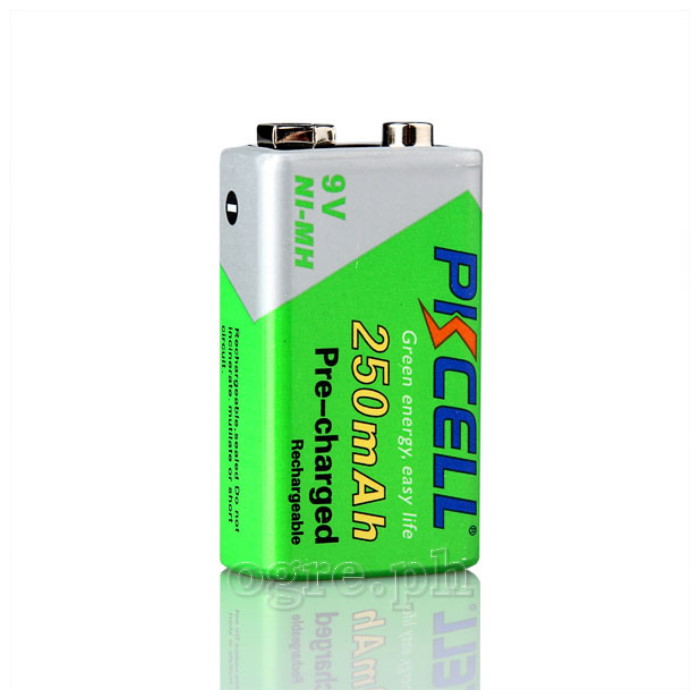 9V250 Pre-Charged Ni-MH Rechargeable Battery 9V 250mAh