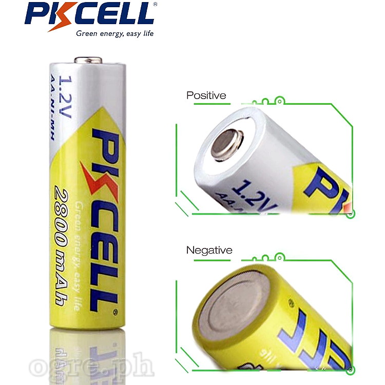 AA2800 Rechargeable 1.2V AA 2800mAh Ni-MH Battery 2-Pack / 4-Pack