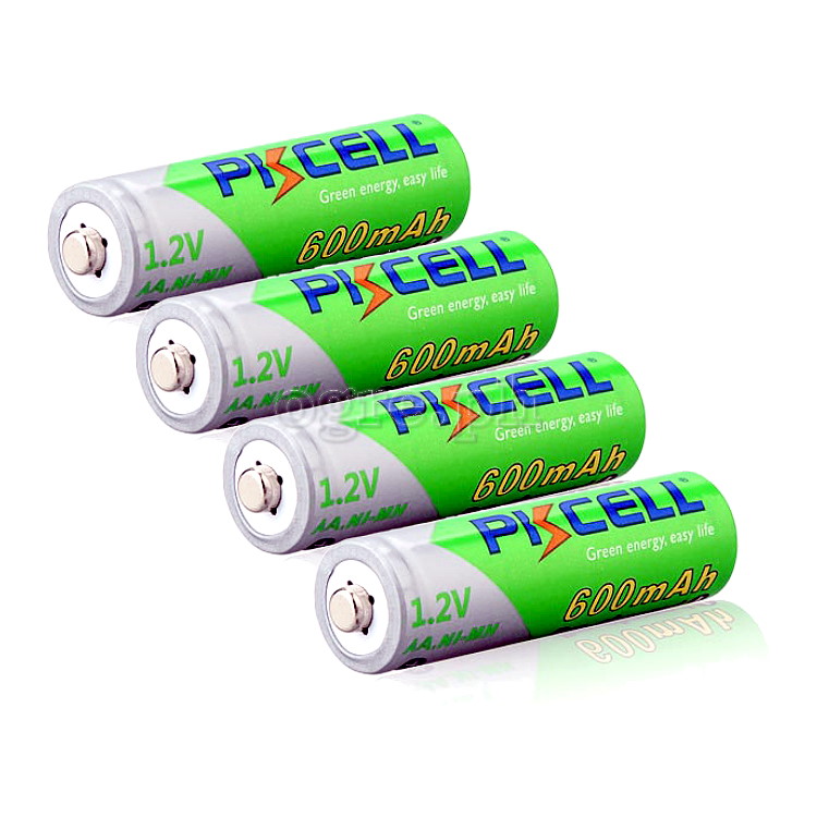 AA600 Pre-Charged 1.2V AA 600mAh Ni-MH Rechargeable Battery 2-Pack / 4-Pack