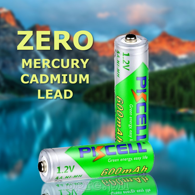 AA600 Pre-Charged 1.2V AA 600mAh Ni-MH Rechargeable Battery 2-Pack / 4-Pack