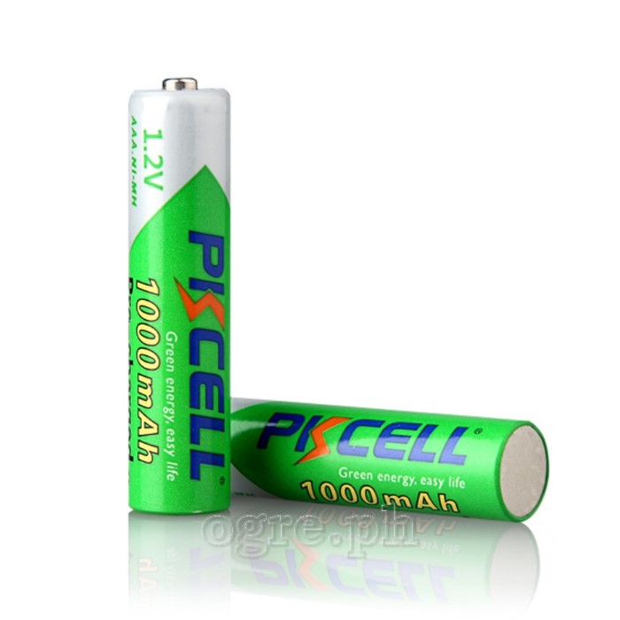 AAA1000 Pre-Charged 1.2V AAA 1000mAh Ni-MH Rechargeable Battery 2-Pack / 4-Pack